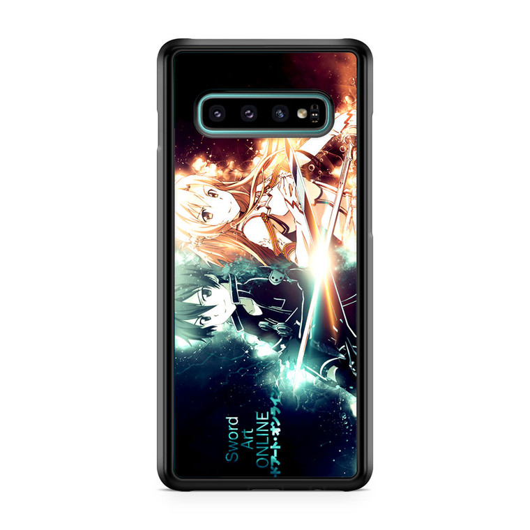 Sword Art Online Kirito and Asuna Samsung Galaxy S10 Case