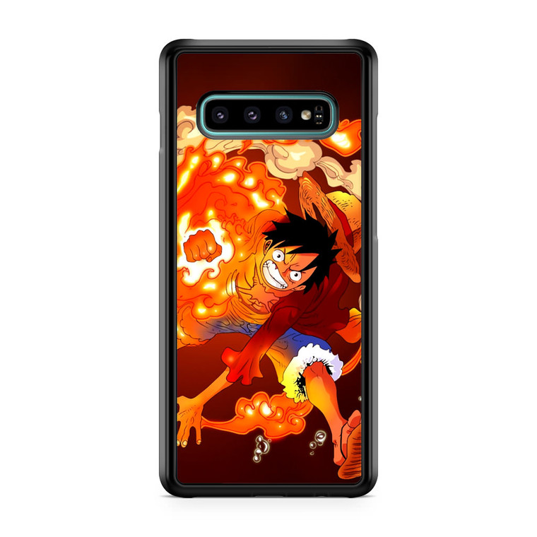 Anime One Piece Luffy Samsung Galaxy S10 Case