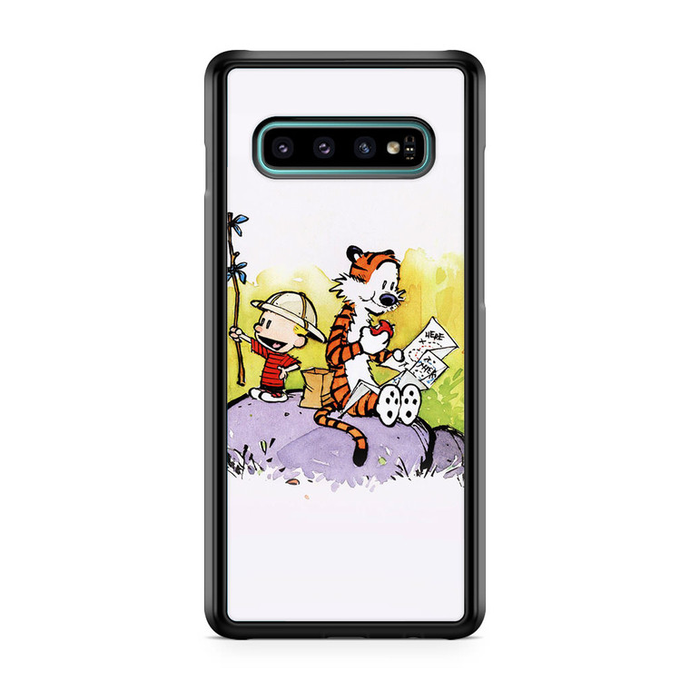 Calvin And Hobbes Travel Samsung Galaxy S10 Case