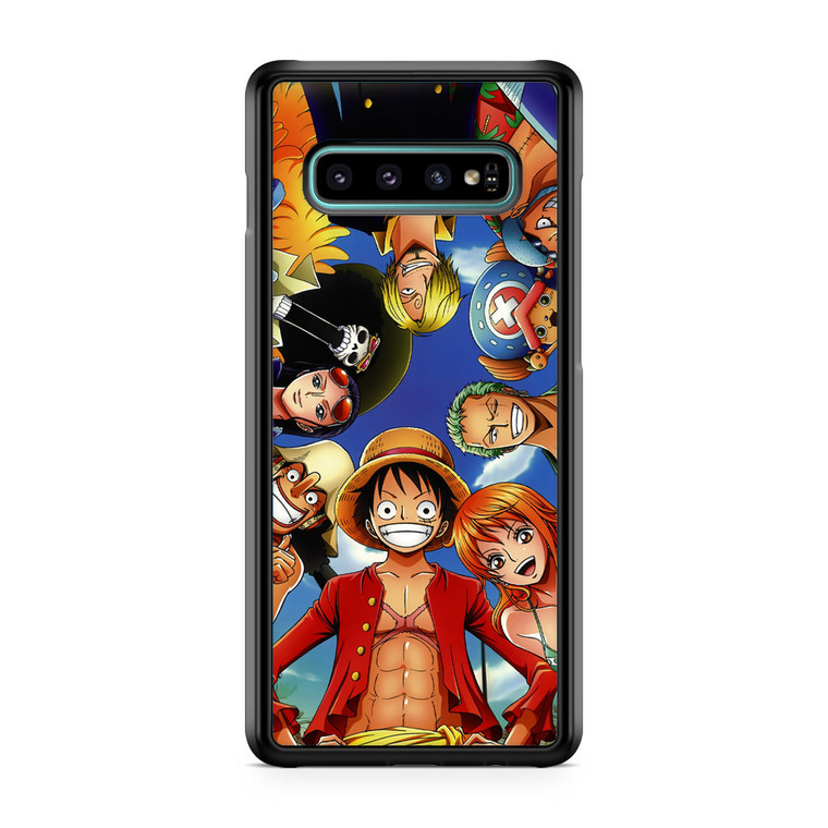 One Piece Luffy Crew Samsung Galaxy S10 Case
