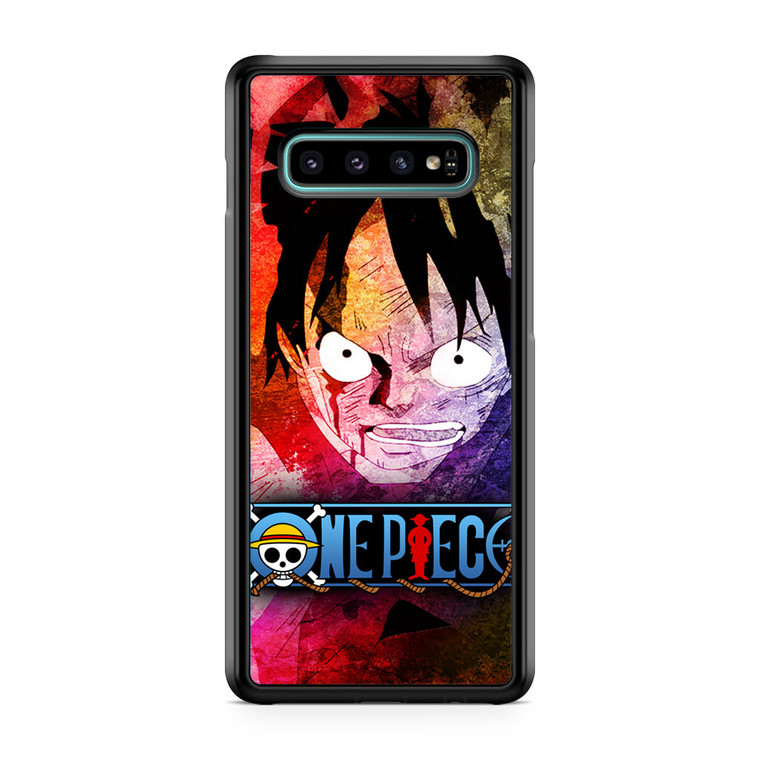 One Piece Monkey D Luffy Art Samsung Galaxy S10 Case