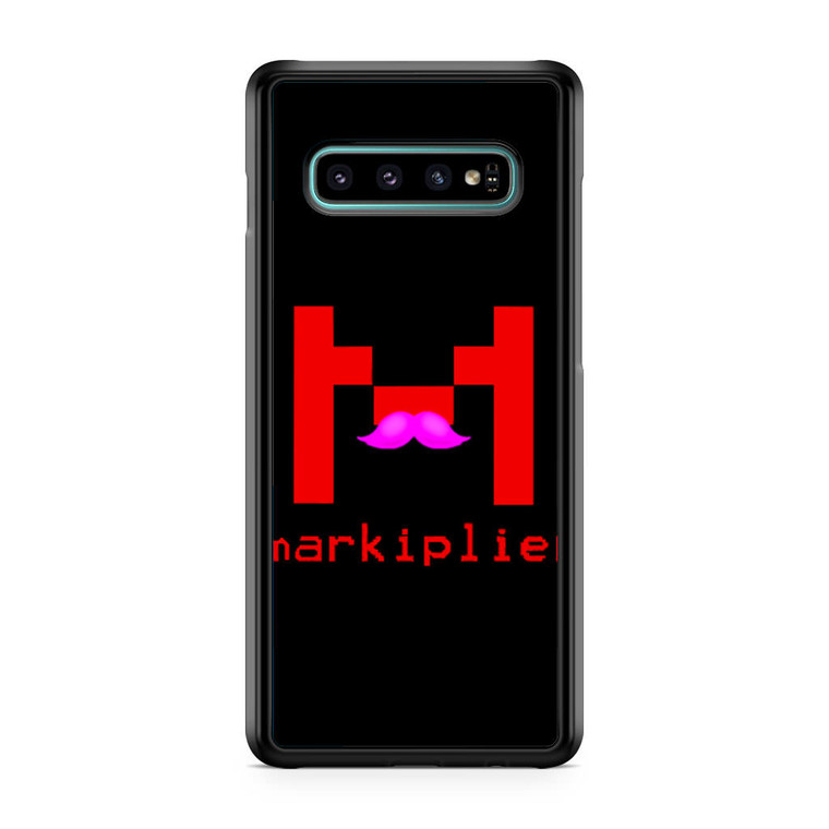 Markiplier Pink Mustache Samsung Galaxy S10 Case