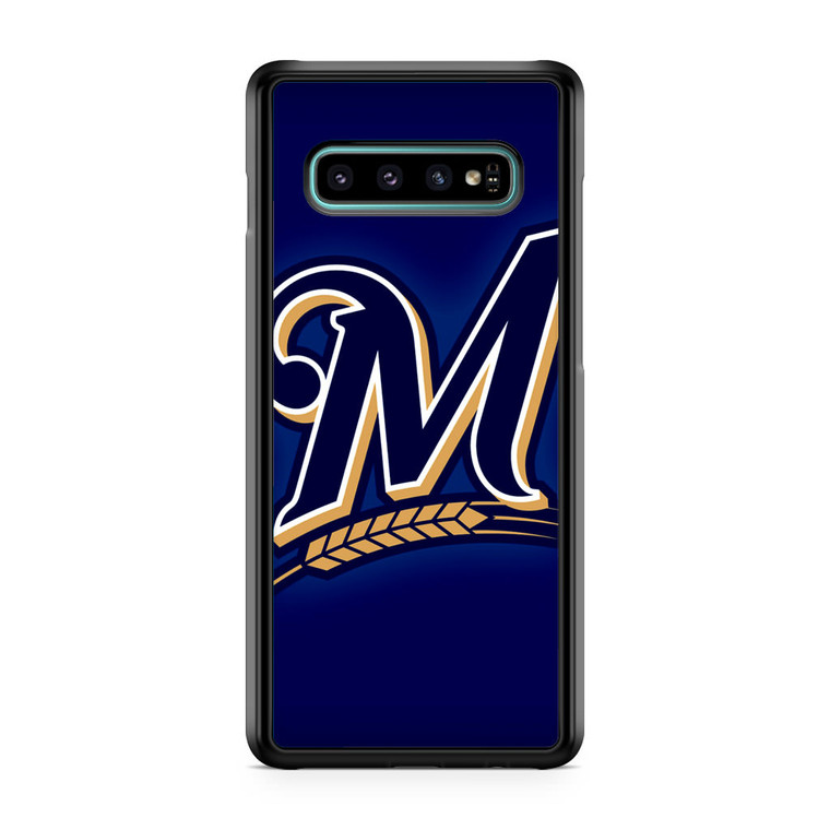 Milwaukee Brewers Baseball Team Logo Samsung Galaxy S10 Case