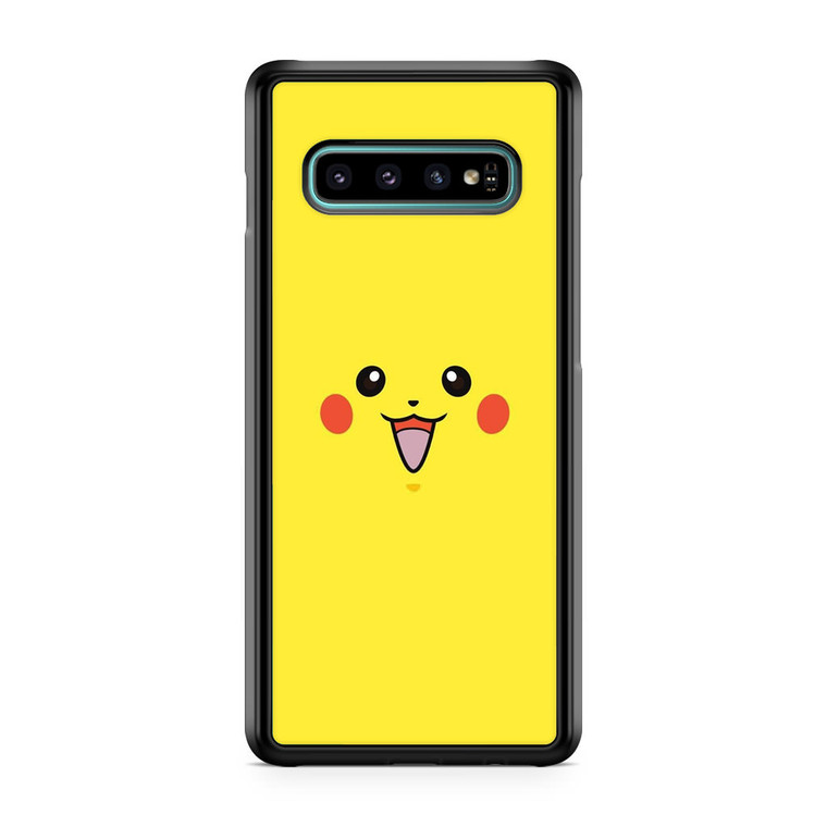Pikachu Pokemon Face Samsung Galaxy S10 Case