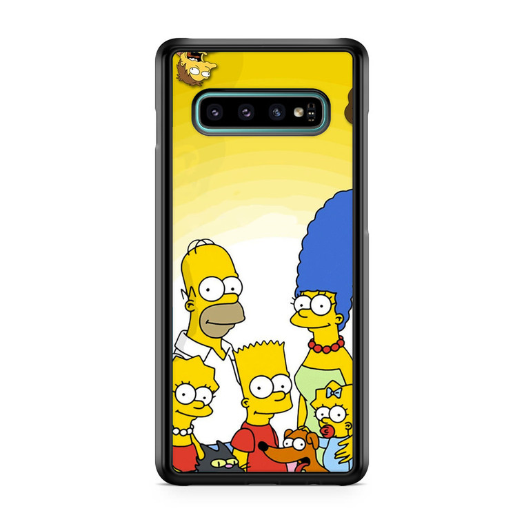 Simpsons Family Samsung Galaxy S10 Case