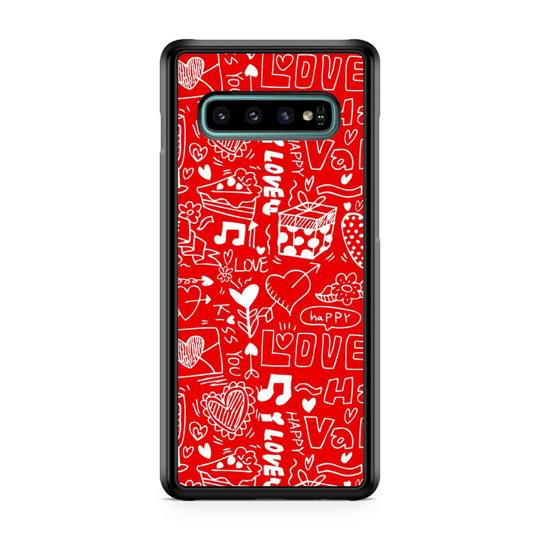 Valentine Day Message Samsung Galaxy S10 Case