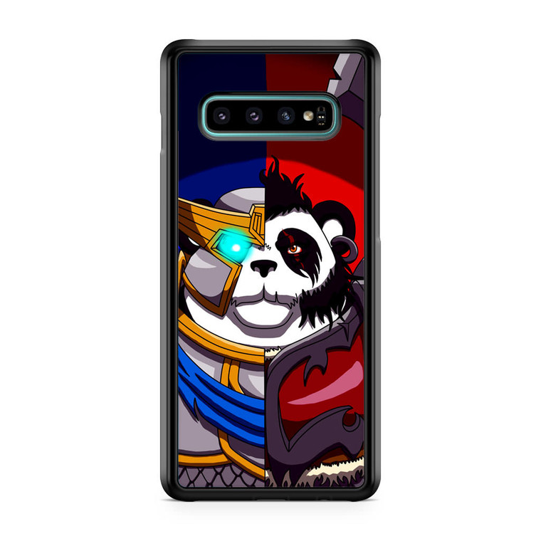 World of Warcraft Alliance and Horde Panda Samsung Galaxy S10 Case