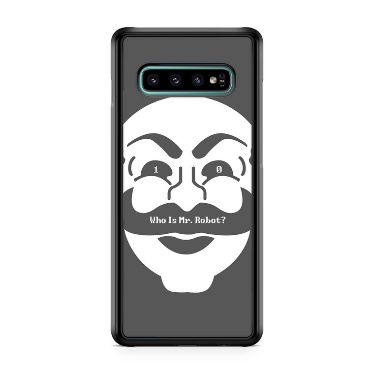 Mr Robot Mask F Society Samsung Galaxy S10 Case