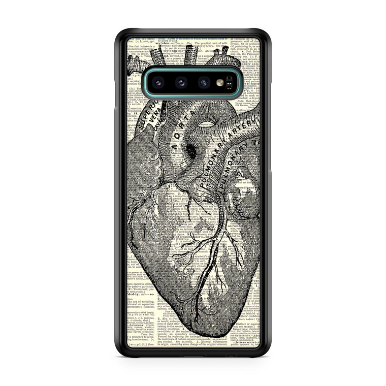 Heart Book Art Samsung Galaxy S10 Case