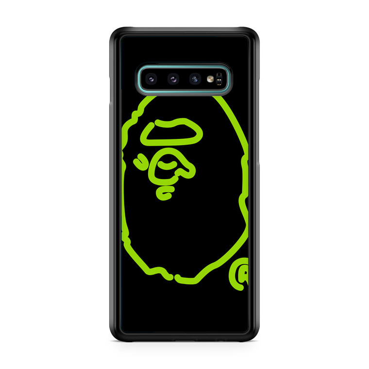 Neon Bape Samsung Galaxy S10 Case