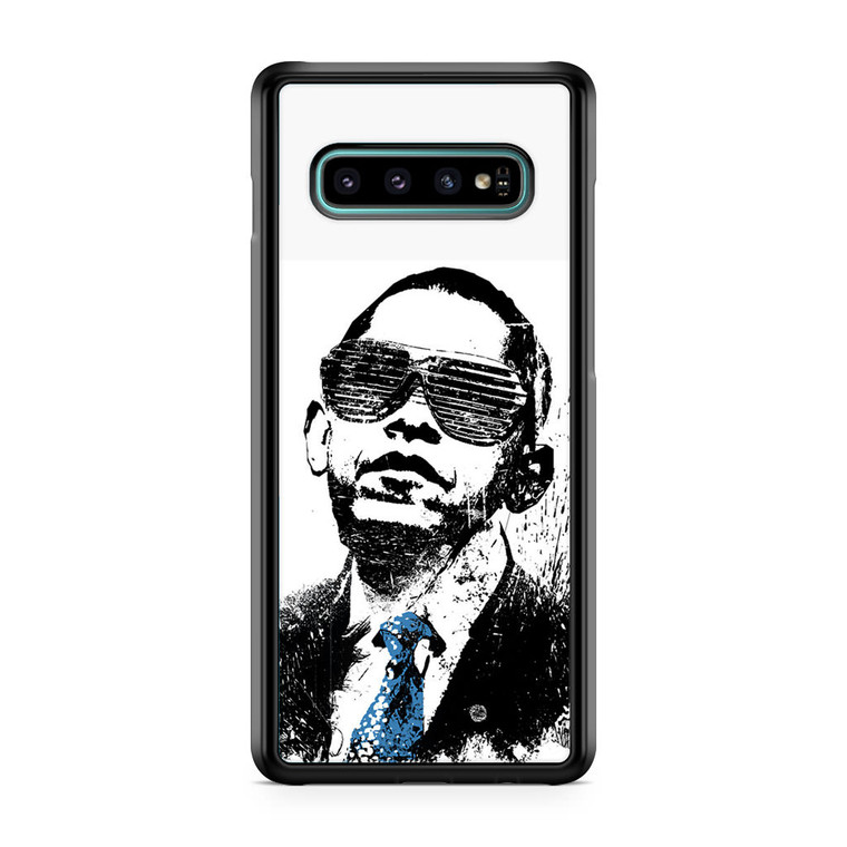 Obama In Black And White Samsung Galaxy S10 Case