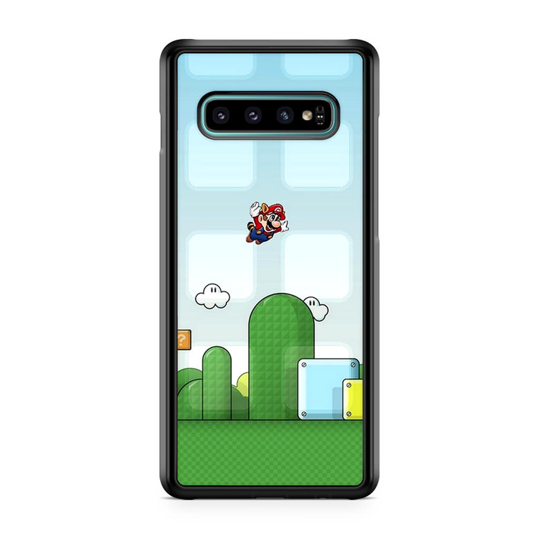 Super Mario Flying Samsung Galaxy S10 Case