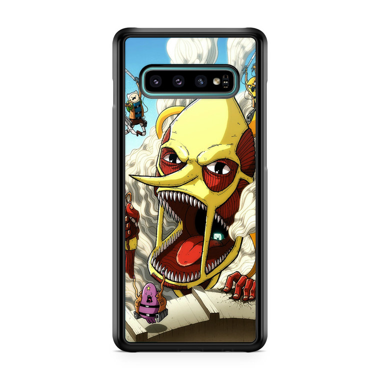 Attack On Adventure Time Samsung Galaxy S10 Case