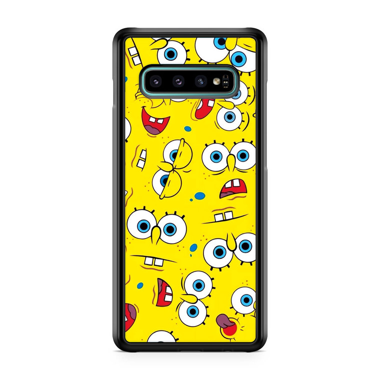 Spongebob Collage Samsung Galaxy S10 Case