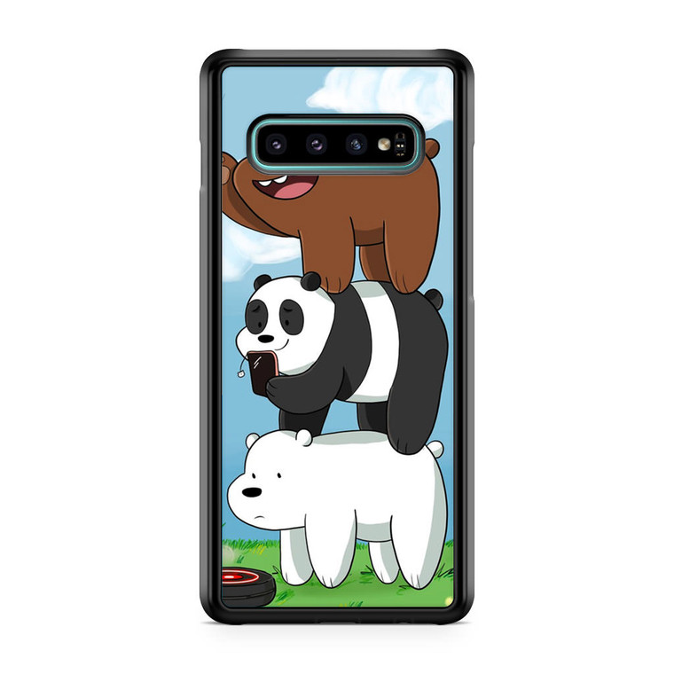 We Bare Bears Grizz Samsung Galaxy S10 Case