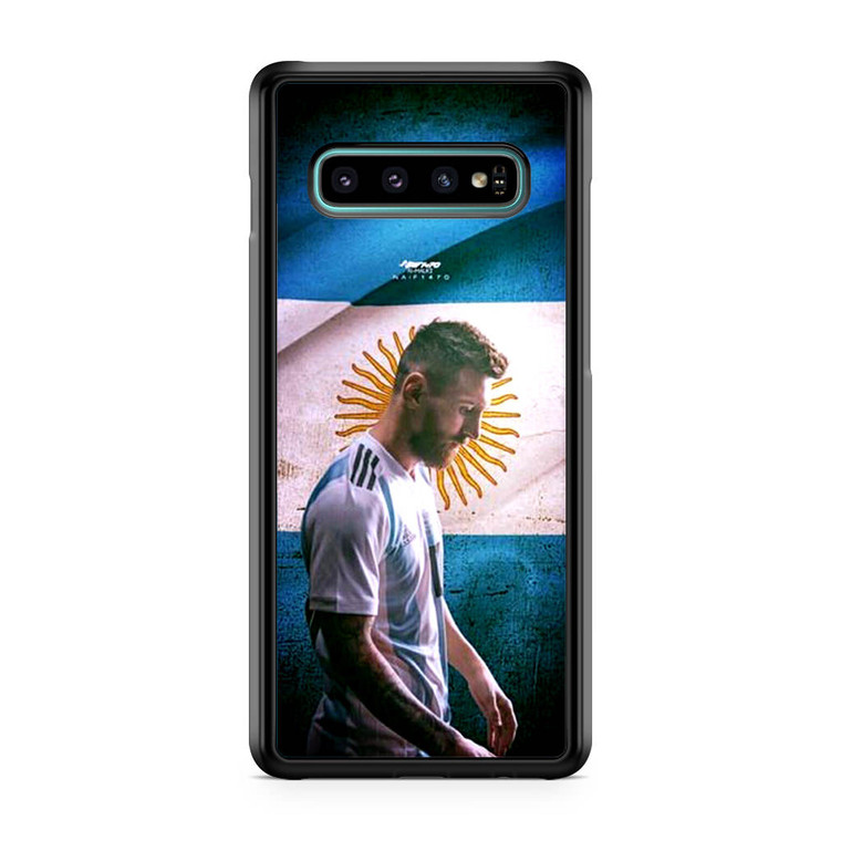 Lionel Messi Argentina Team Samsung Galaxy S10 Case