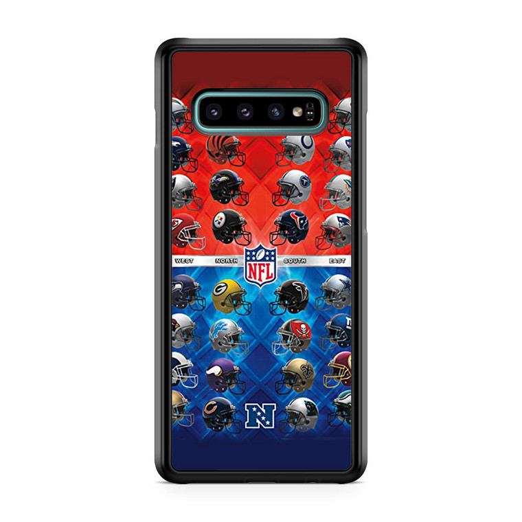 NFL Football Helmets Official Samsung Galaxy S10 Case