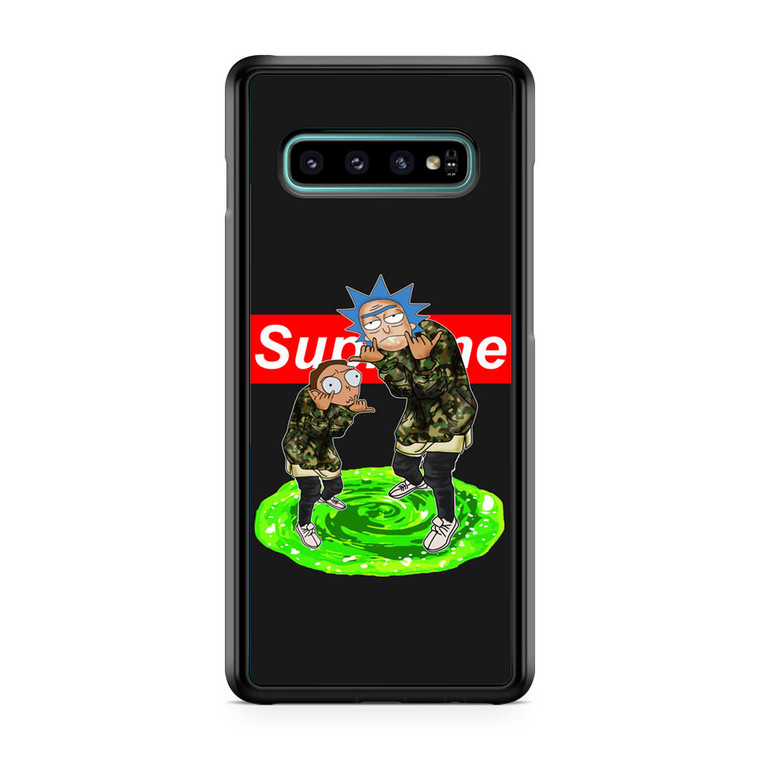 Rick and Morty Supreme Samsung Galaxy S10 Case