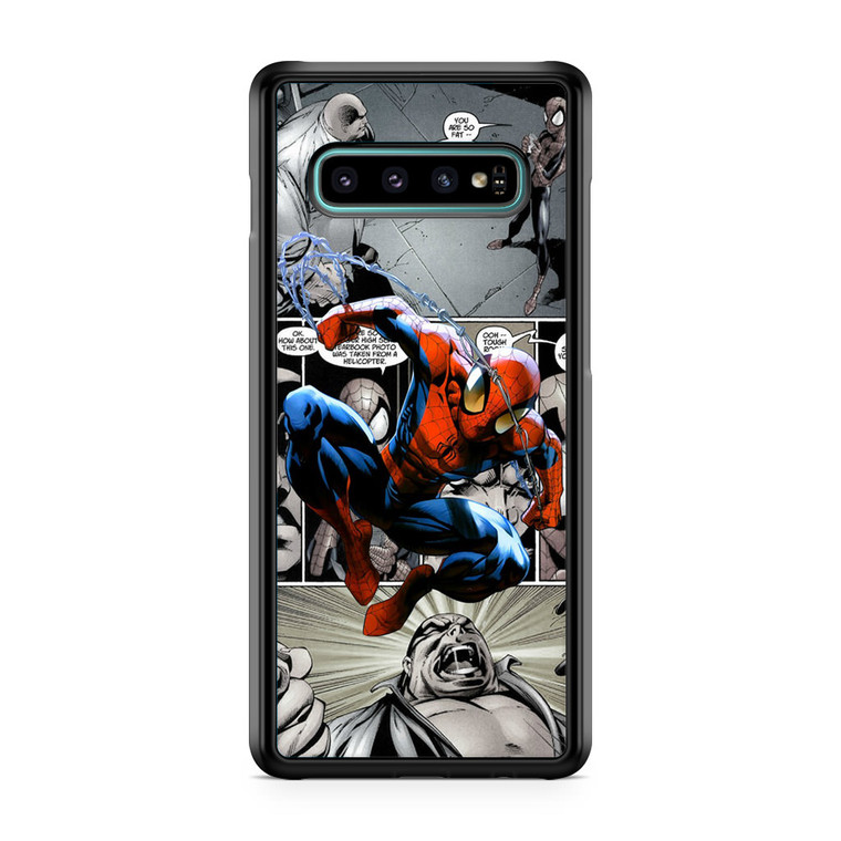 Spiderman Comics Wallpaper Samsung Galaxy S10 Case