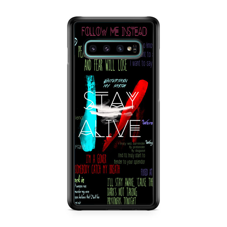 Twenty One Pilots Stay Alive Samsung Galaxy S10 Plus Case