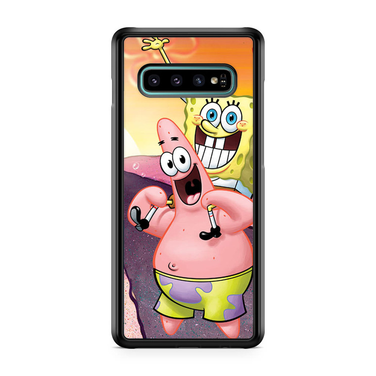 Spongebob and Pattrick Samsung Galaxy S10 Plus Case