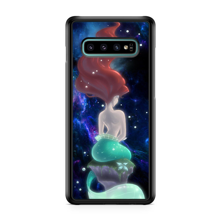 Beautiful Hair Ariel Little Mermaid Samsung Galaxy S10 Plus Case