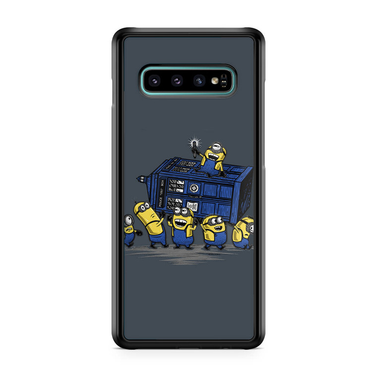 MInions Have Tardis Box Samsung Galaxy S10 Plus Case