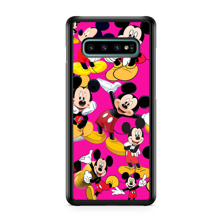 Mickey Collage Samsung Galaxy S10 Plus Case