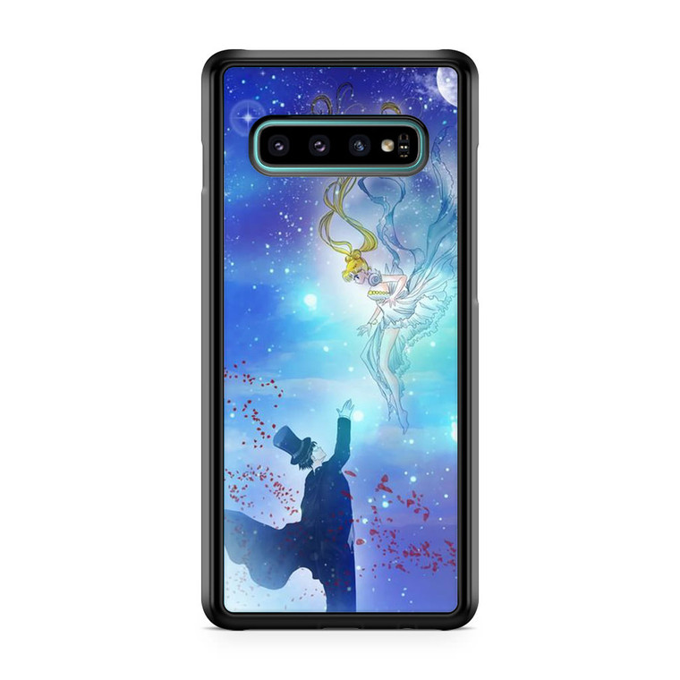 Sailormoon and Tuxedo Samsung Galaxy S10 Plus Case