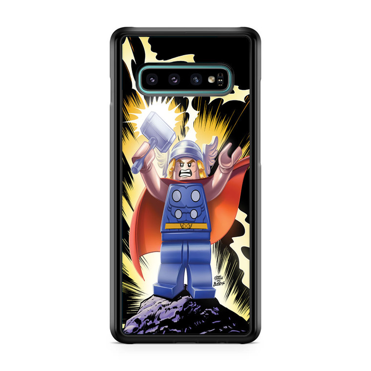 Thor Marvel Lego Samsung Galaxy S10 Plus Case