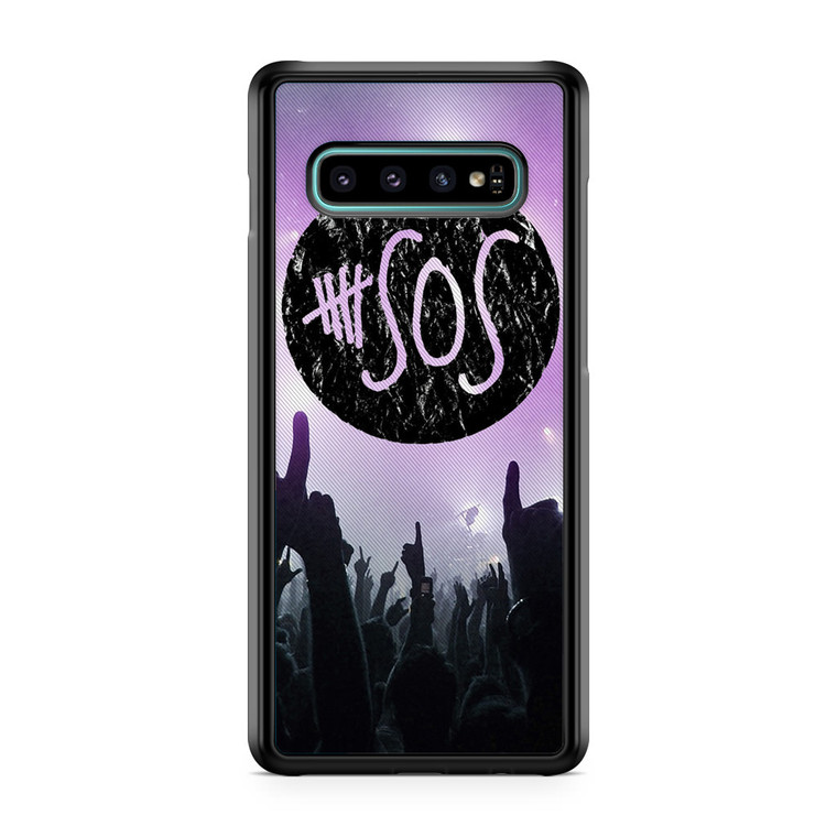 5SOS Logo in Concert Samsung Galaxy S10 Plus Case