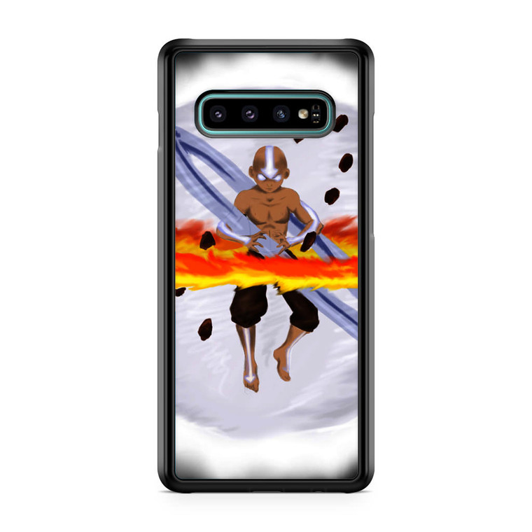 Avatar The Last Airbender Angry Aang Samsung Galaxy S10 Plus Case