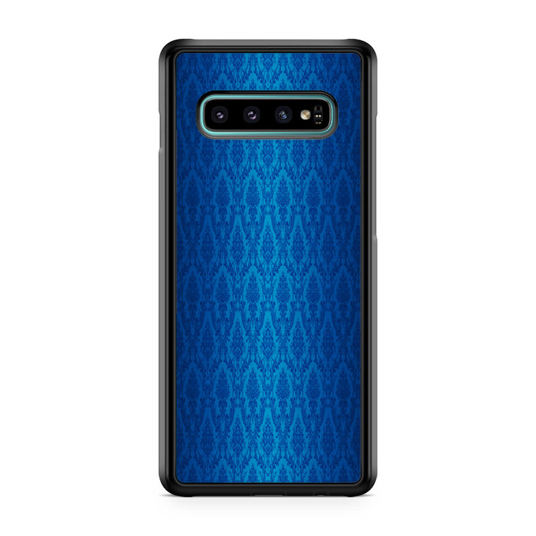 Blue Damask Samsung Galaxy S10 Plus Case
