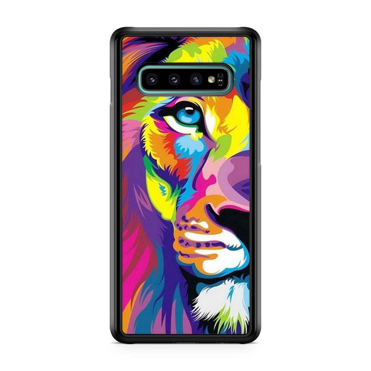 Colourfull Lion Samsung Galaxy S10 Plus Case