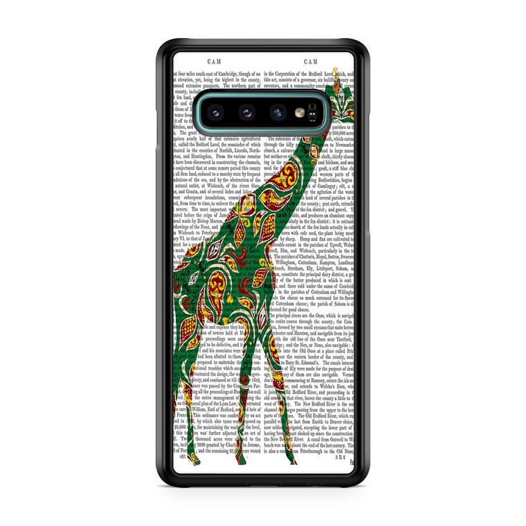 Dictionary Giraffe Samsung Galaxy S10 Plus Case