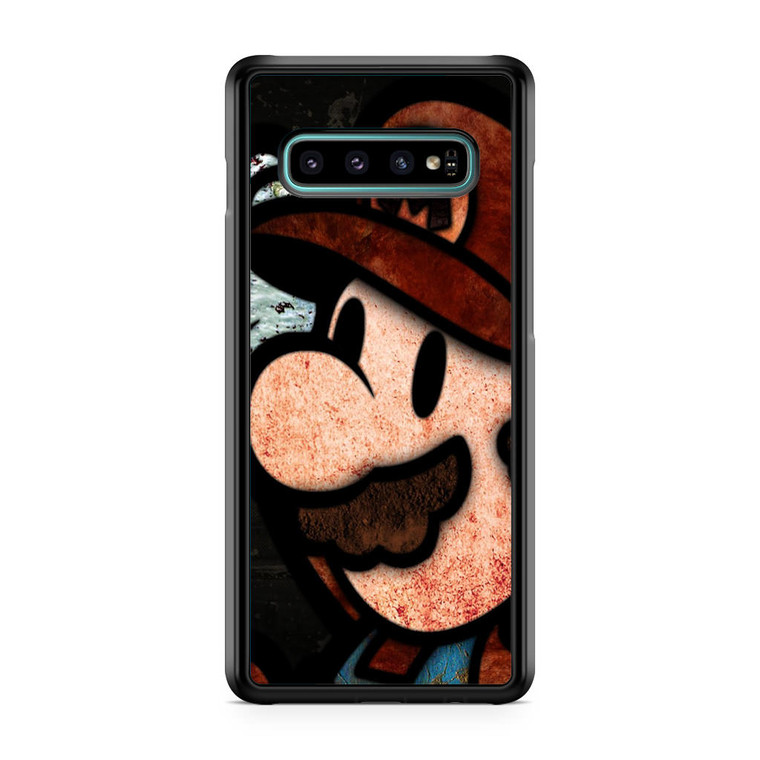 Super Mario Bros Fan Art Samsung Galaxy S10 Plus Case