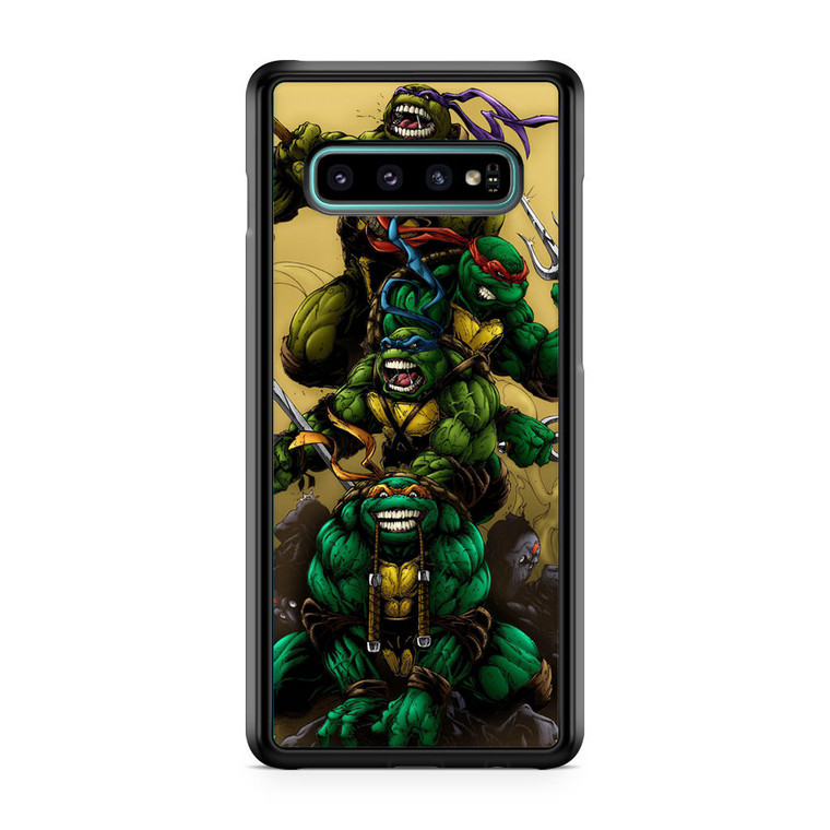 TMNT On Fire Samsung Galaxy S10 Plus Case