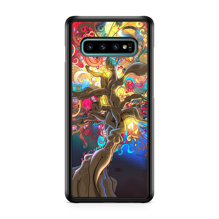Artistic Psychedelic Womens Tree Samsung Galaxy S10 Plus Case