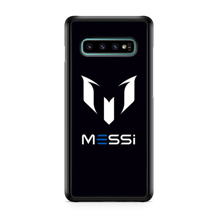 Messi Logo Art Minimal Dark Samsung Galaxy S10 Plus Case