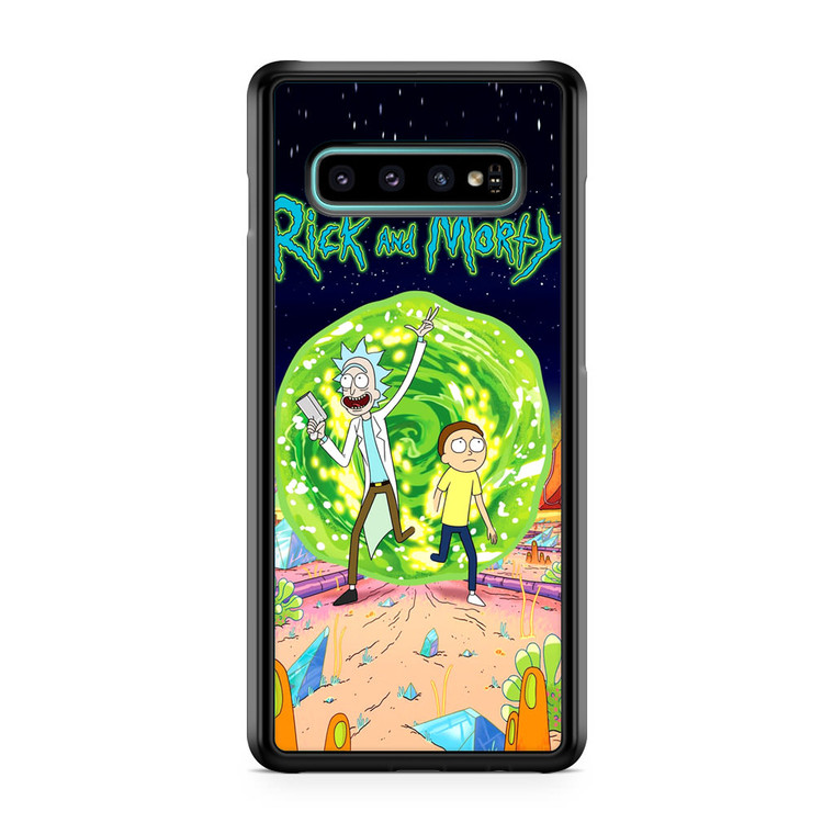 Rick and Morty Poster Samsung Galaxy S10 Plus Case