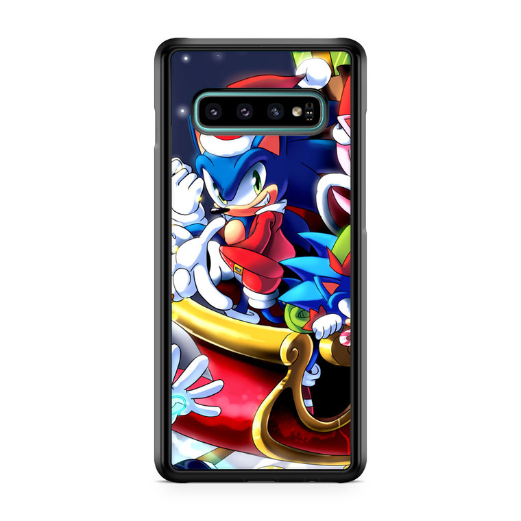 Sonic The Hedgehog Christmas Samsung Galaxy S10 Plus Case