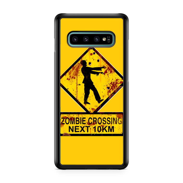 Zombie Crossing Samsung Galaxy S10 Plus Case