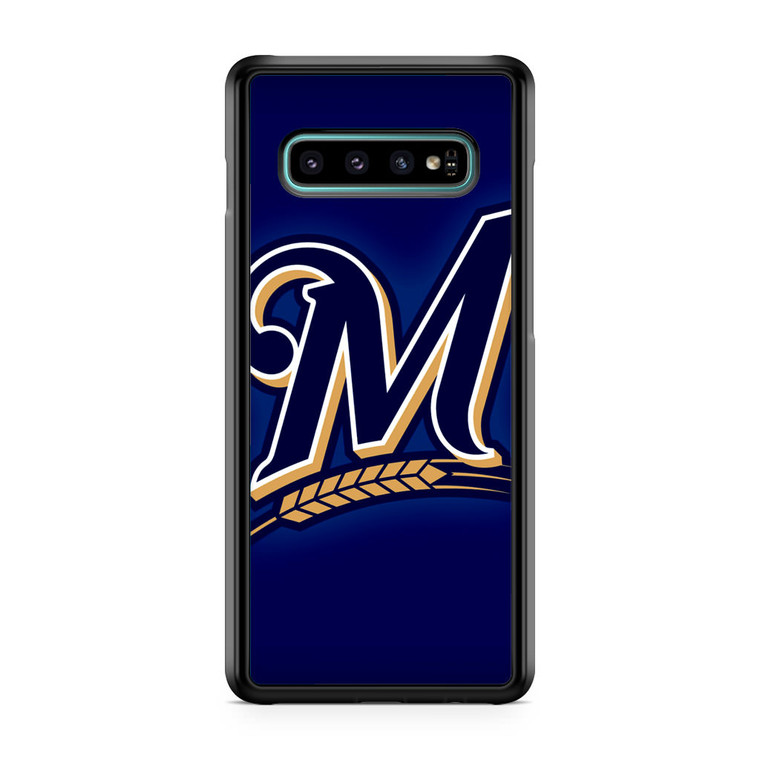 Milwaukee Brewers Baseball Team Logo Samsung Galaxy S10 Plus Case