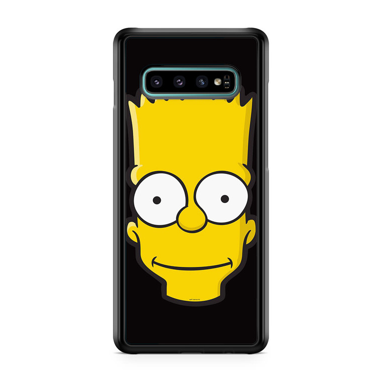 Simpsons Bart Face Samsung Galaxy S10 Plus Case