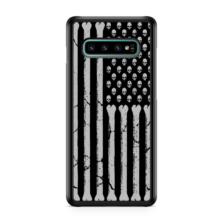 American Skulls and Bones Samsung Galaxy S10 Plus Case