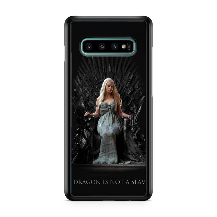 Game Of Throne Daenerys Targaryen Quote Samsung Galaxy S10 Plus Case