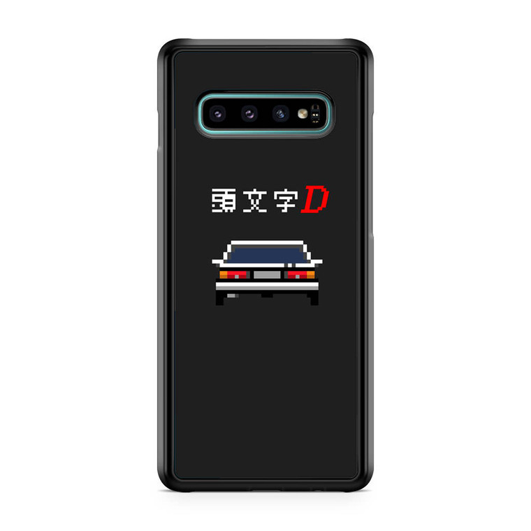 Initial D Pixel Art Samsung Galaxy S10 Plus Case