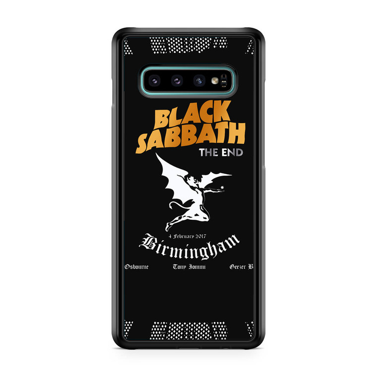 Black Sabbath The End Live Birmingham Samsung Galaxy S10 Plus Case