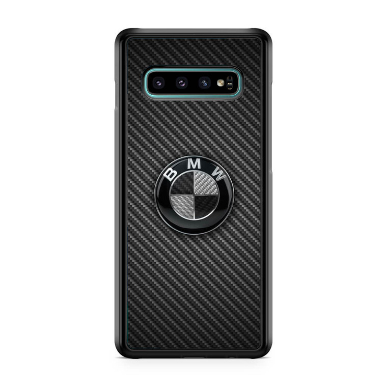 BMW Black Carbon Samsung Galaxy S10 Plus Case