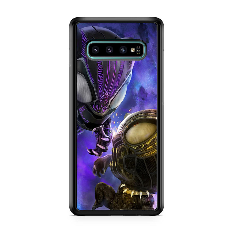 Chibi Black Panther Samsung Galaxy S10 Plus Case